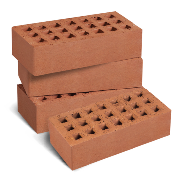 Кирпич лицевой пустотелый одинарный 1НФ терракотовый