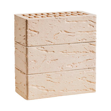 Лицевой кирпич Айсберг рустик, белый 1,4НФ M150-200