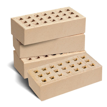 Кирпич лицевой пустотелый одинарный 1НФ слоновая кость