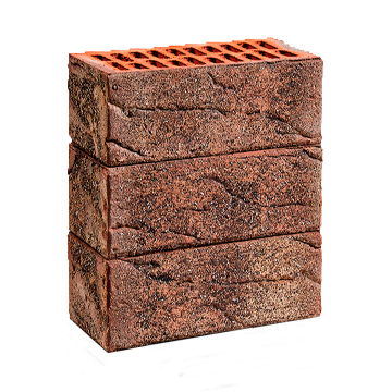 Лицевой кирпич Скала, серый 1,4НФ M150-200