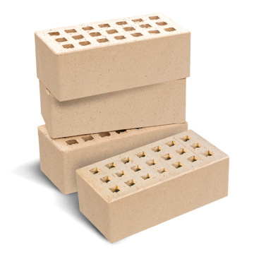 Кирпич лицевой пустотелый утолщенный 1,4НФ слоновая кость